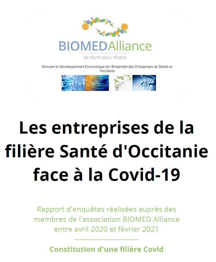 Rapport d'enquêtes d'impacts de la crise sanitaire entre avril 2020 et février 2021 et Constitution d'une filière Covid